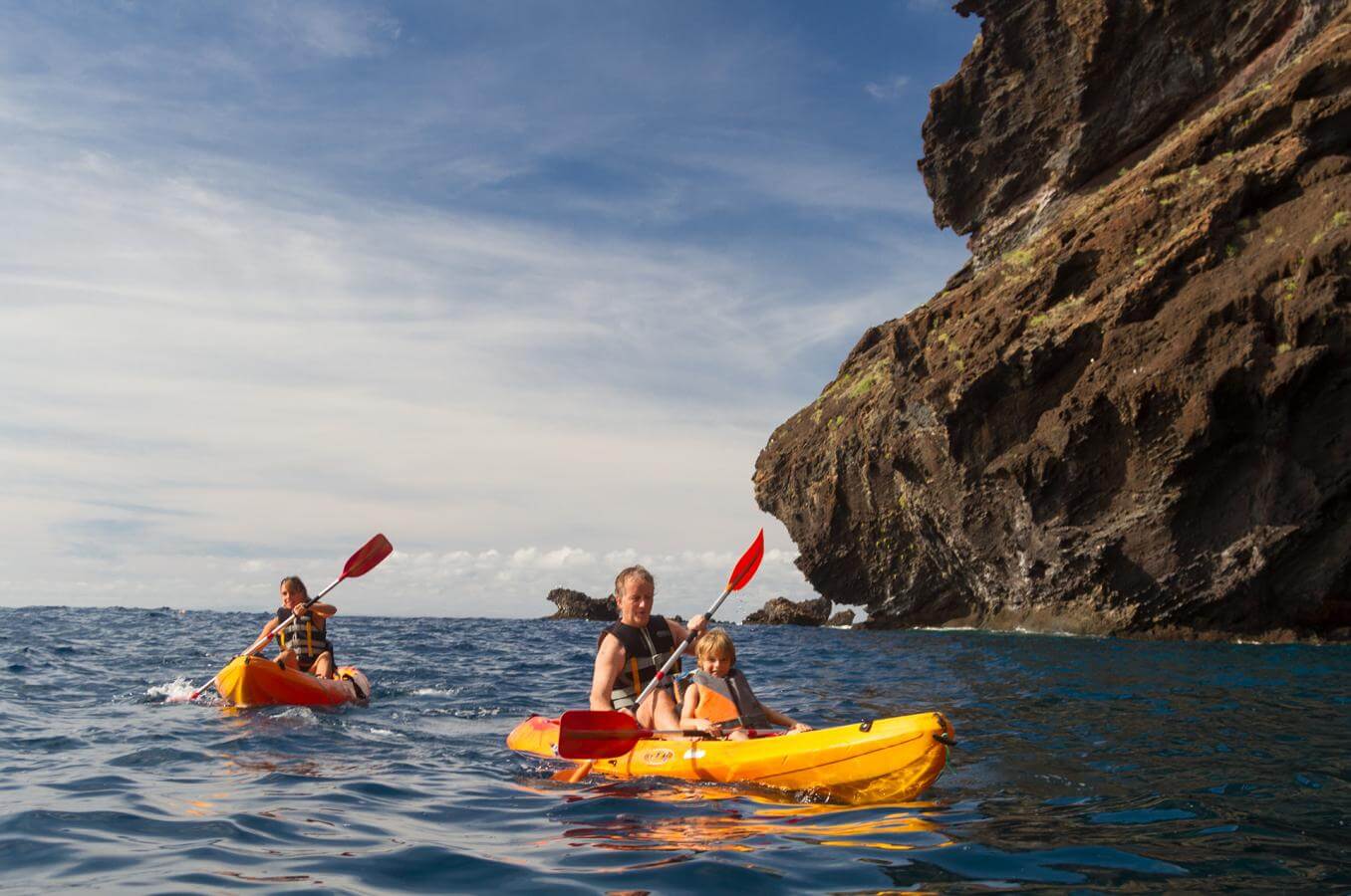 Excursión en kayak por Los Gigantes