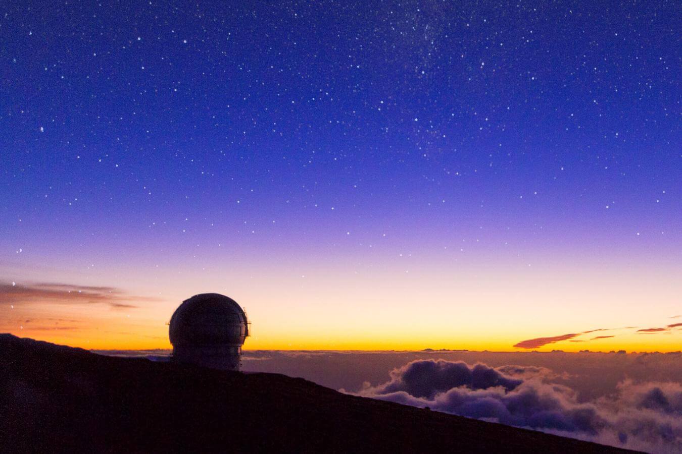 Roque de los Muchachos. Observación de estrellas en La Palma